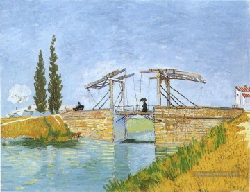 Le pont Langlois Vincent van Gogh Peinture à l'huile